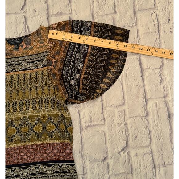 Lucky Brand Boho Hippie Popover Peasant Blouse small petite - Picture 7 of 8